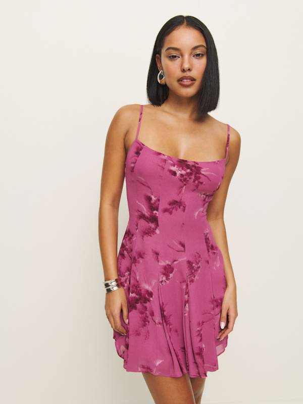 Annelise Dress - Hothouse Rose